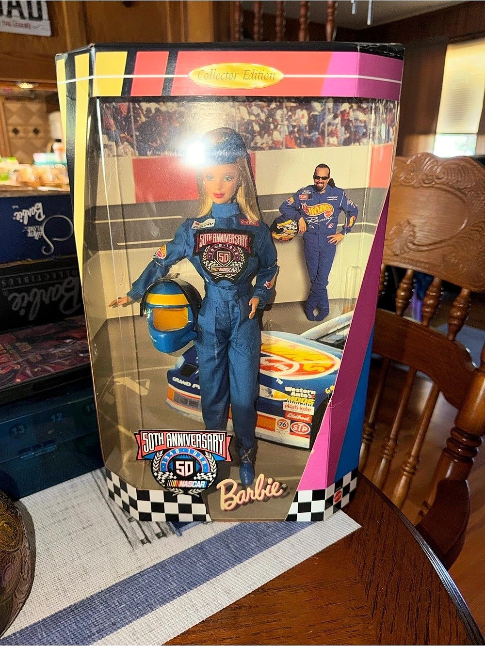 Barbie NASCAR 50th Anniversary Barbie NASCAR Collectible Doll NIB